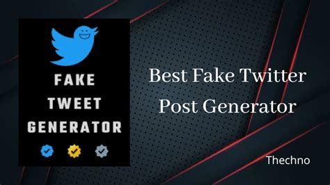 fake twitter post generator.